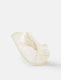 Accessorize bow fascinator with textured teardrop base (British brand)