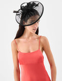 Accessorize bow feather disc fascinator headband (British brand)