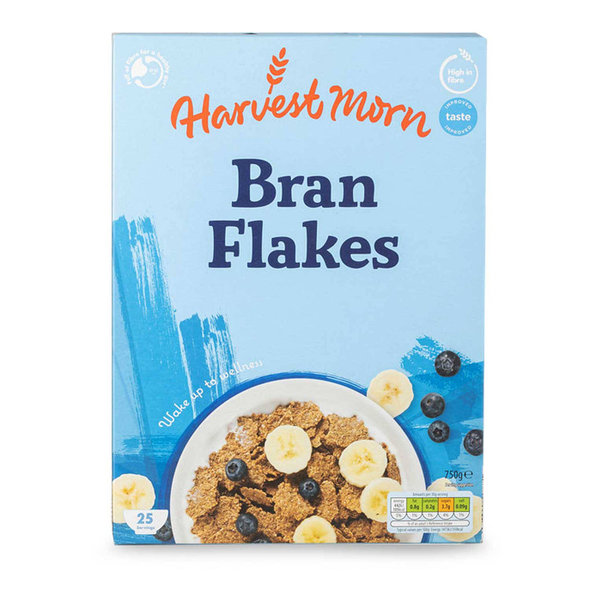 Bran Flakes high fibre wholegrain cereal 750g, UK version