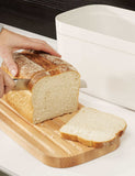 Joseph Joseph bread bin with cutting board lid (British brand)