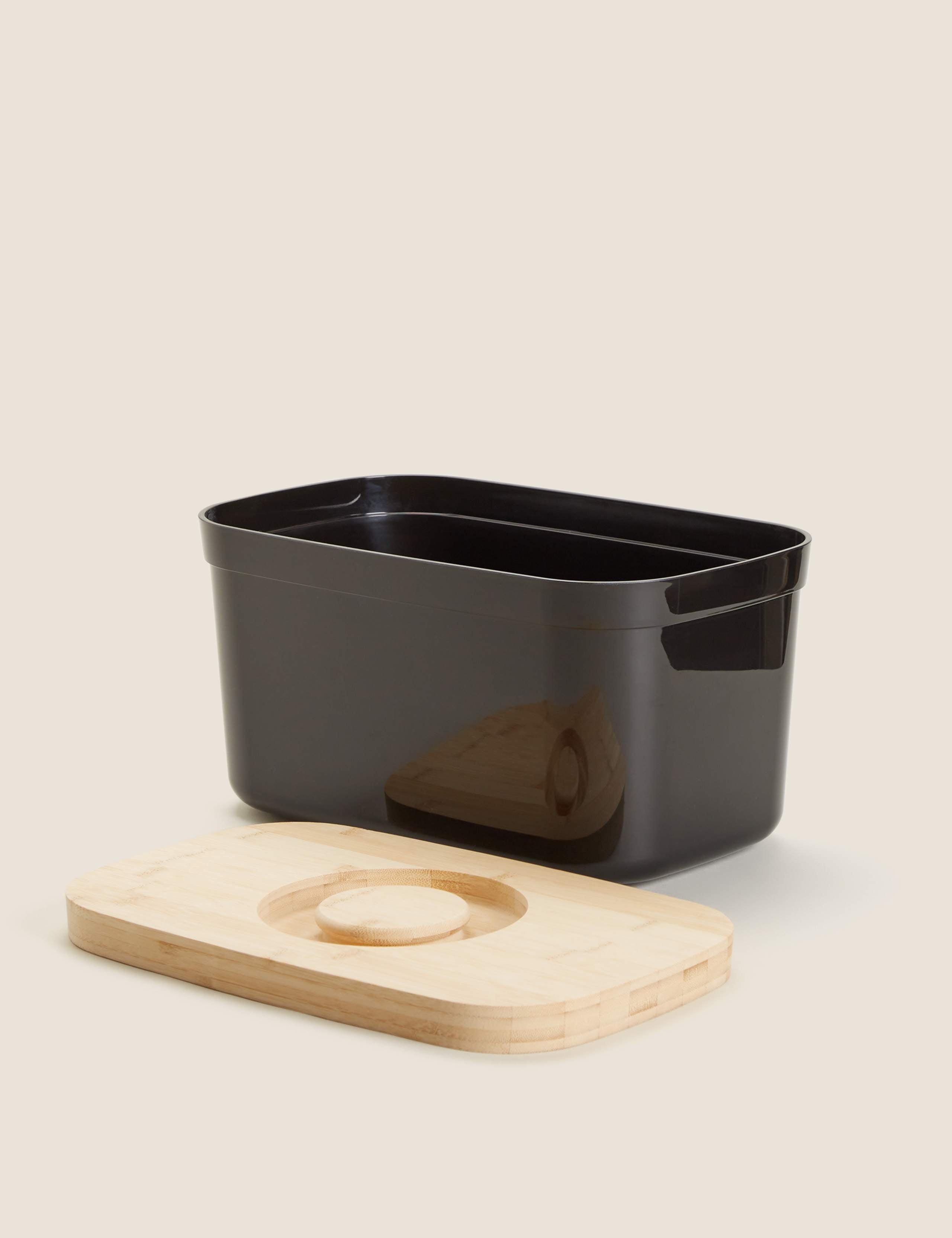 Joseph Joseph bread bin with bamboo lid, imported from the UK