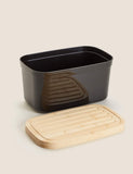Joseph Joseph bread bin with bamboo lid, imported from the UK