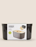 Joseph Joseph bread bin with bamboo lid, imported from the UK