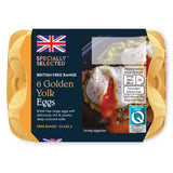 British free range golden yolk eggs 6 pack, UK version