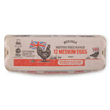 Free range eggs medium 12 pack, imported from the UK