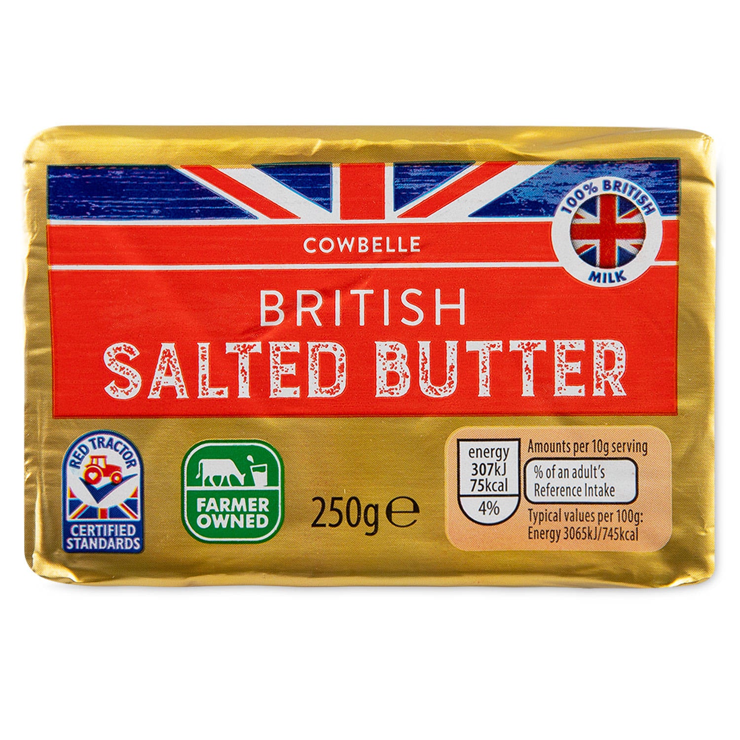 Salted butter 250g for cooking and baking (British brand)