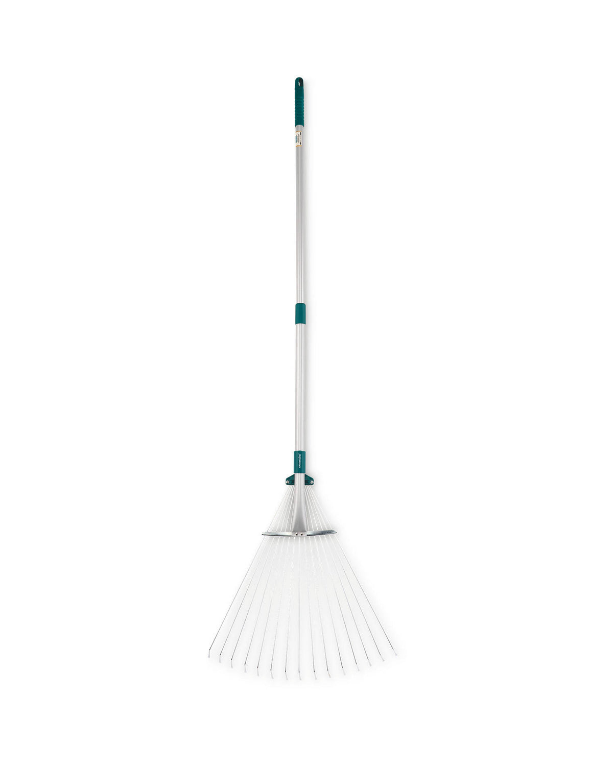 Extendable rake and broom with adjustable steel head (British brand)