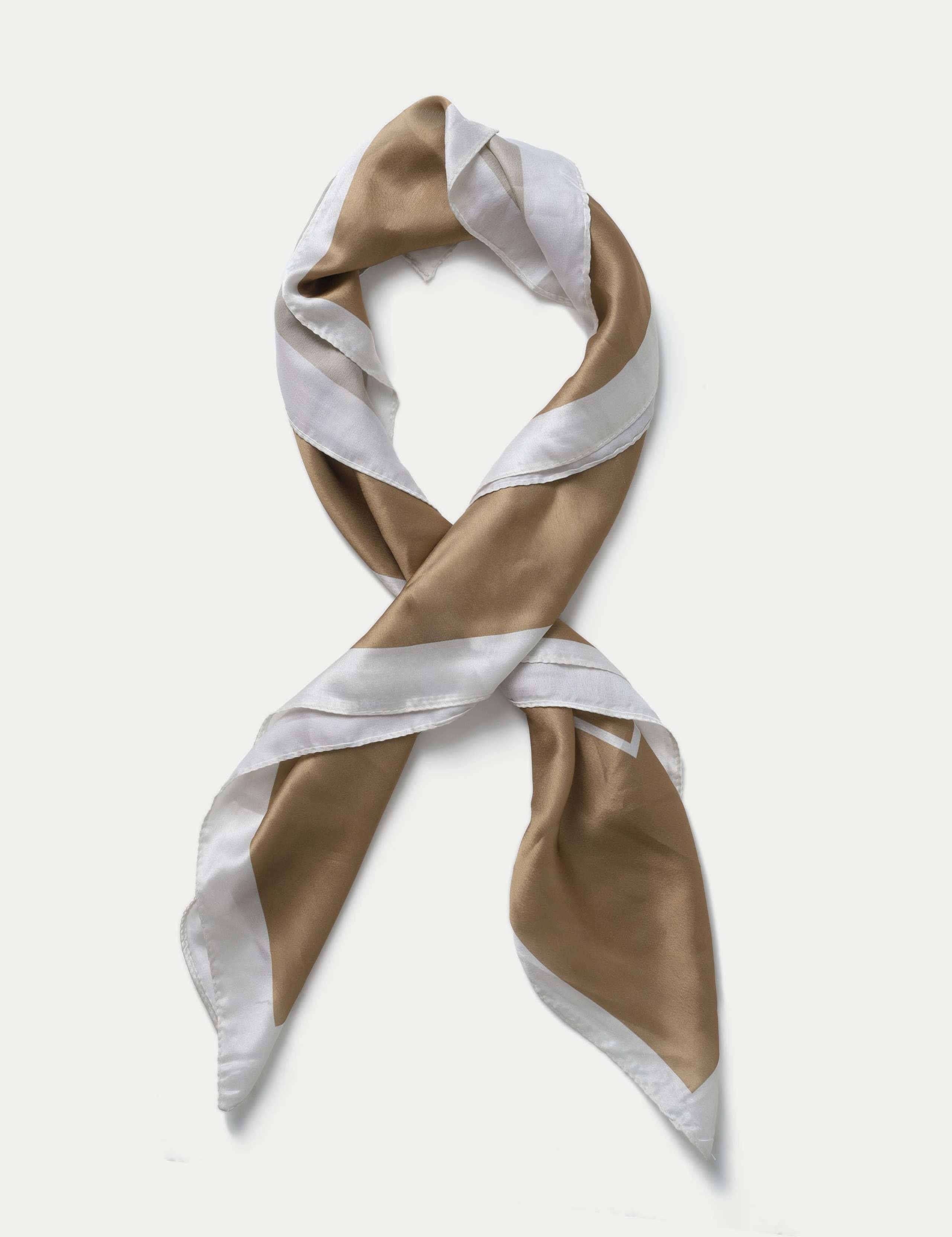 Brown Geo Printed Scarf, UK version