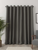 Brushed eyelet blackout thermal curtains (British brand)
