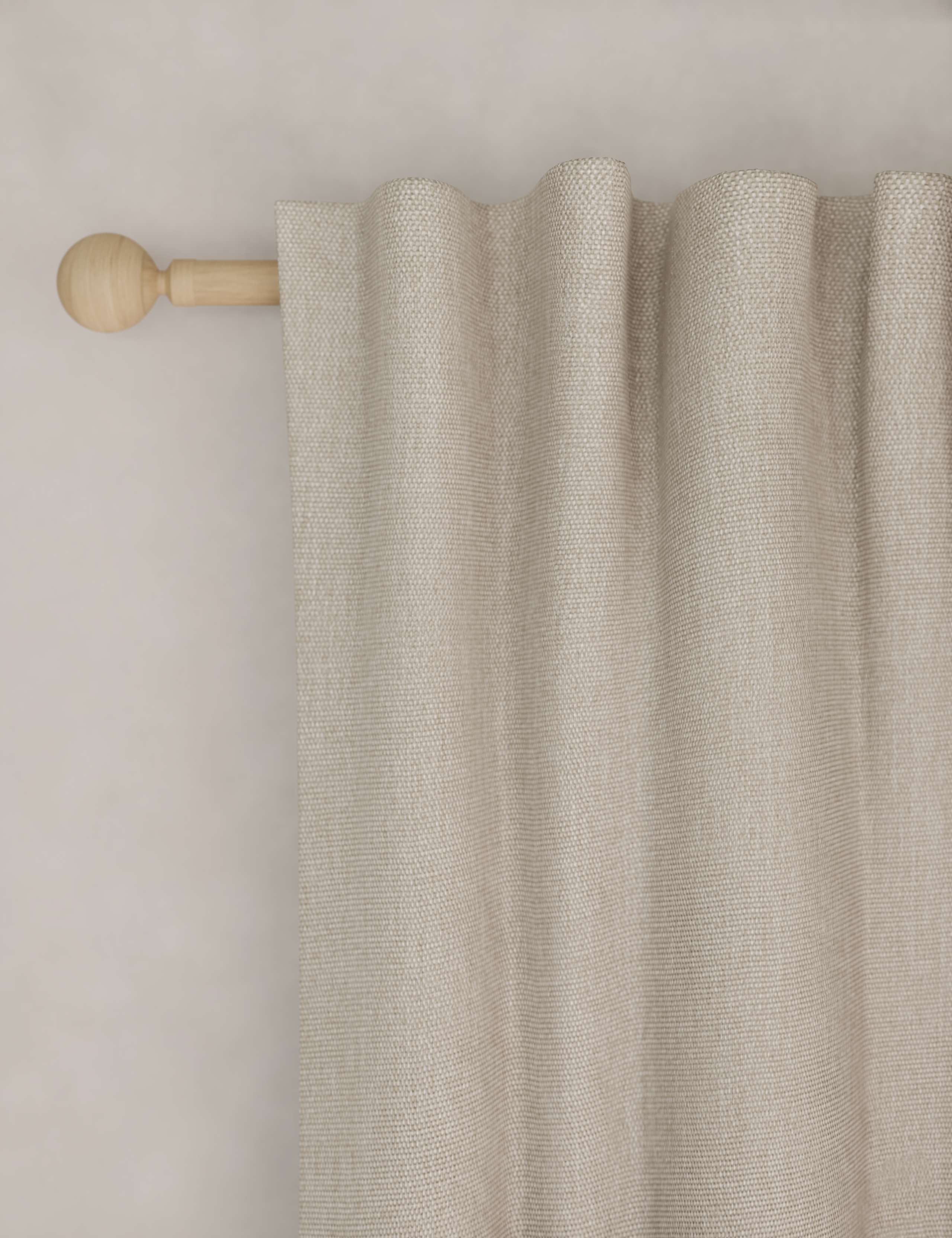 Brushed multiway blackout curtains for privacy, UK version