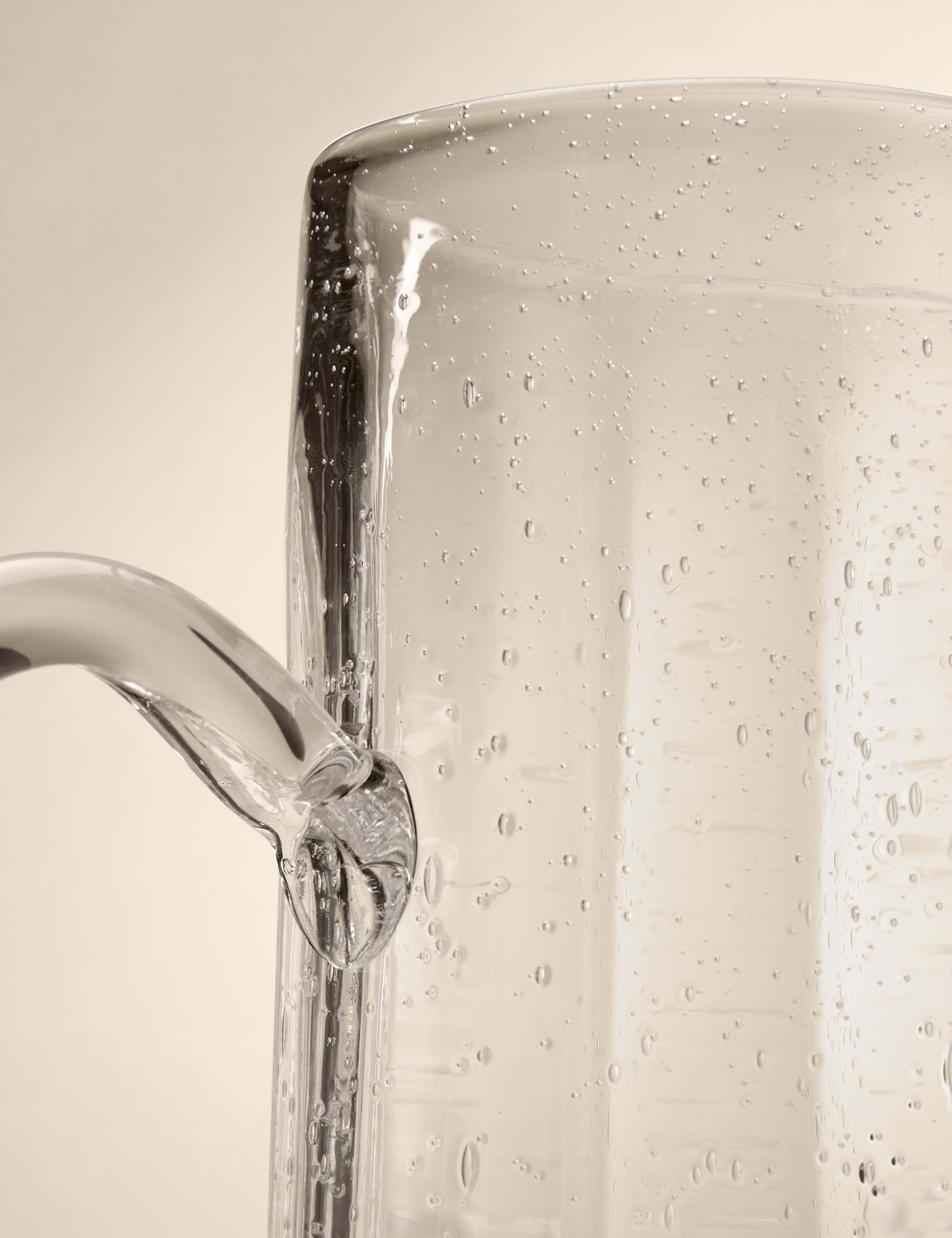 Bubble jug glass 26cm, imported from the UK