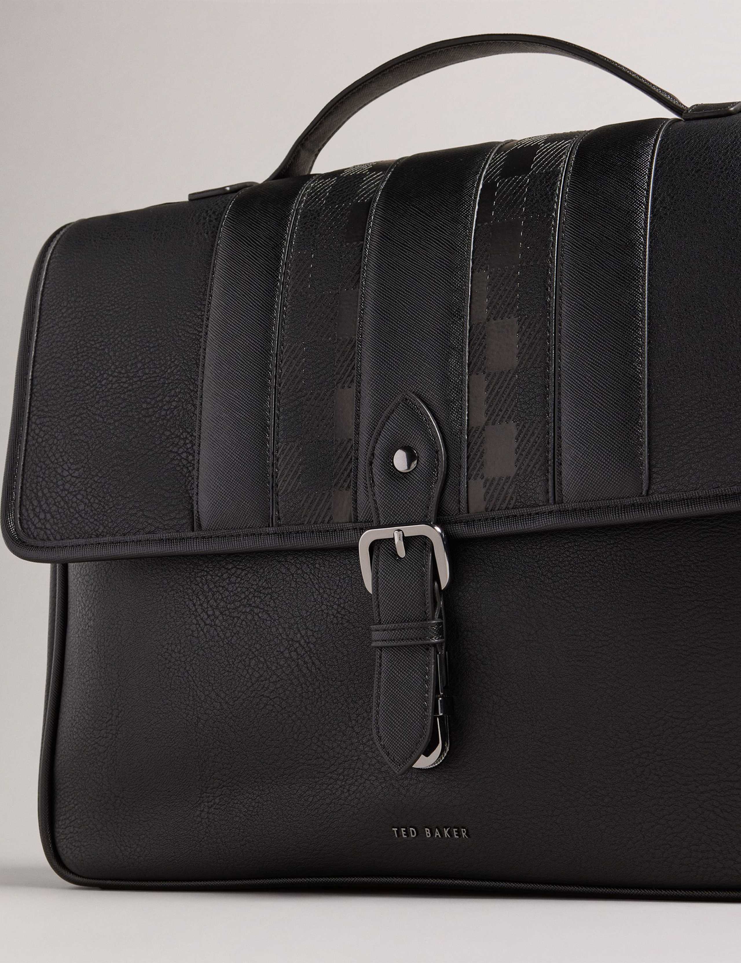 Ted Baker Schnallen-Umhängetasche mit Karomuster, UK-Version