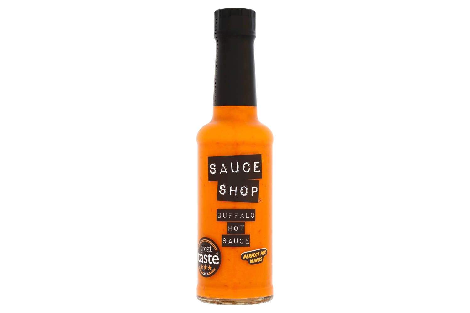 Buffalo hot sauce with spicy chilli flavour - British product
