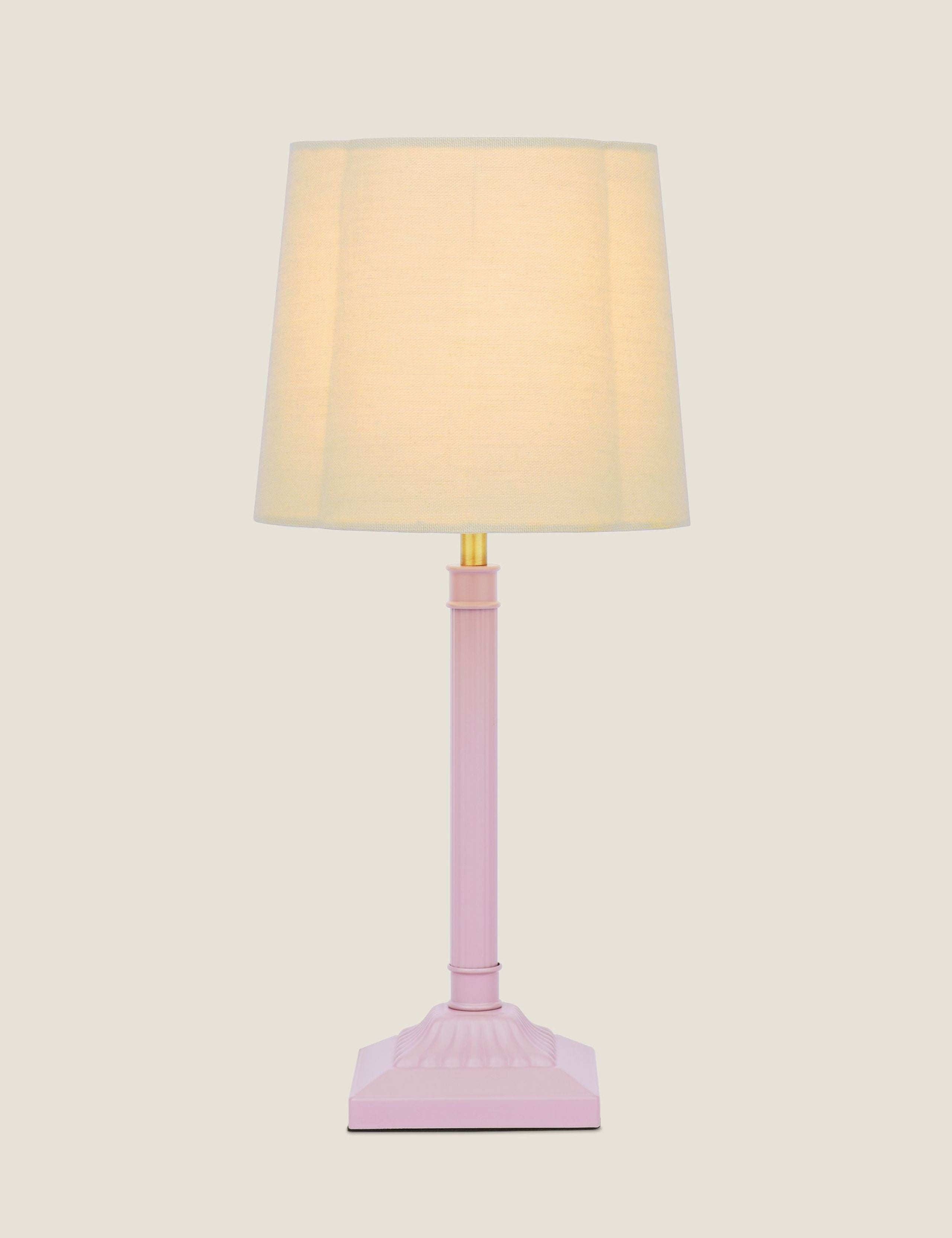 Joules Buscot scallop shade table lamp 43cm (British brand)