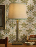 Joules Buscot metal table lamp antique brass finish, UK version