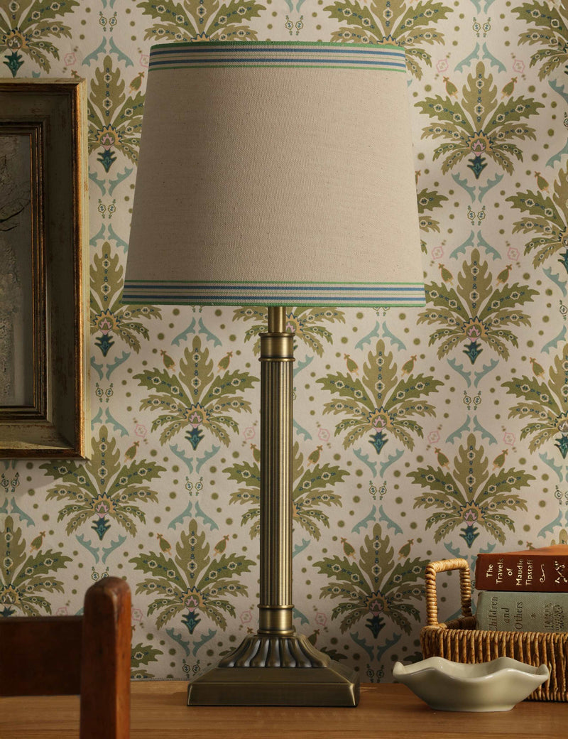 Joules Buscot metal table lamp antique brass finish, UK version