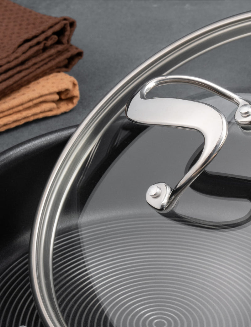 Circulon 24cm stainless steel pan with lid, imported from the UK