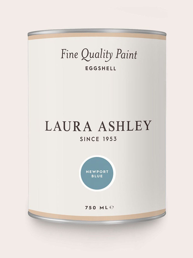 Laura Ashley eggshell paint Newport Blue 750ml - British product