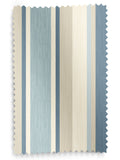 Laura Ashley blue awning stripe Roman blind, imported from the UK