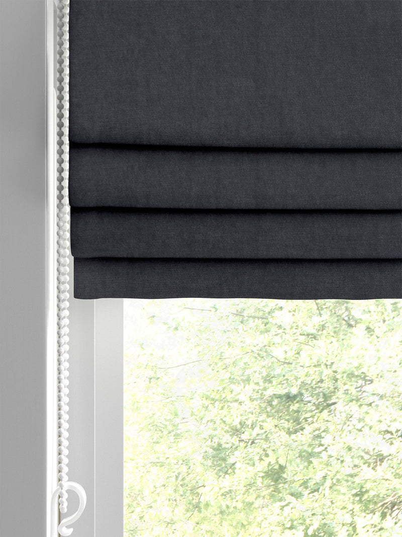 Abbott roman blind ink black, imported from the UK