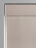 Natural glittery made to measure Roman blind - British product