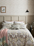 Morris & Co Pink Strawberry Thief throw 150x130cm, UK version