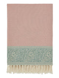 Morris & Co Pink Strawberry Thief throw 150x130cm, UK version