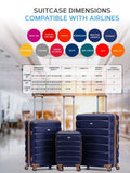 Flight Knight cream large hardcase suitcase 29 inch, imported from the UK