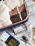 Flight Knight cream large hardcase suitcase 29 inch, imported from the UK