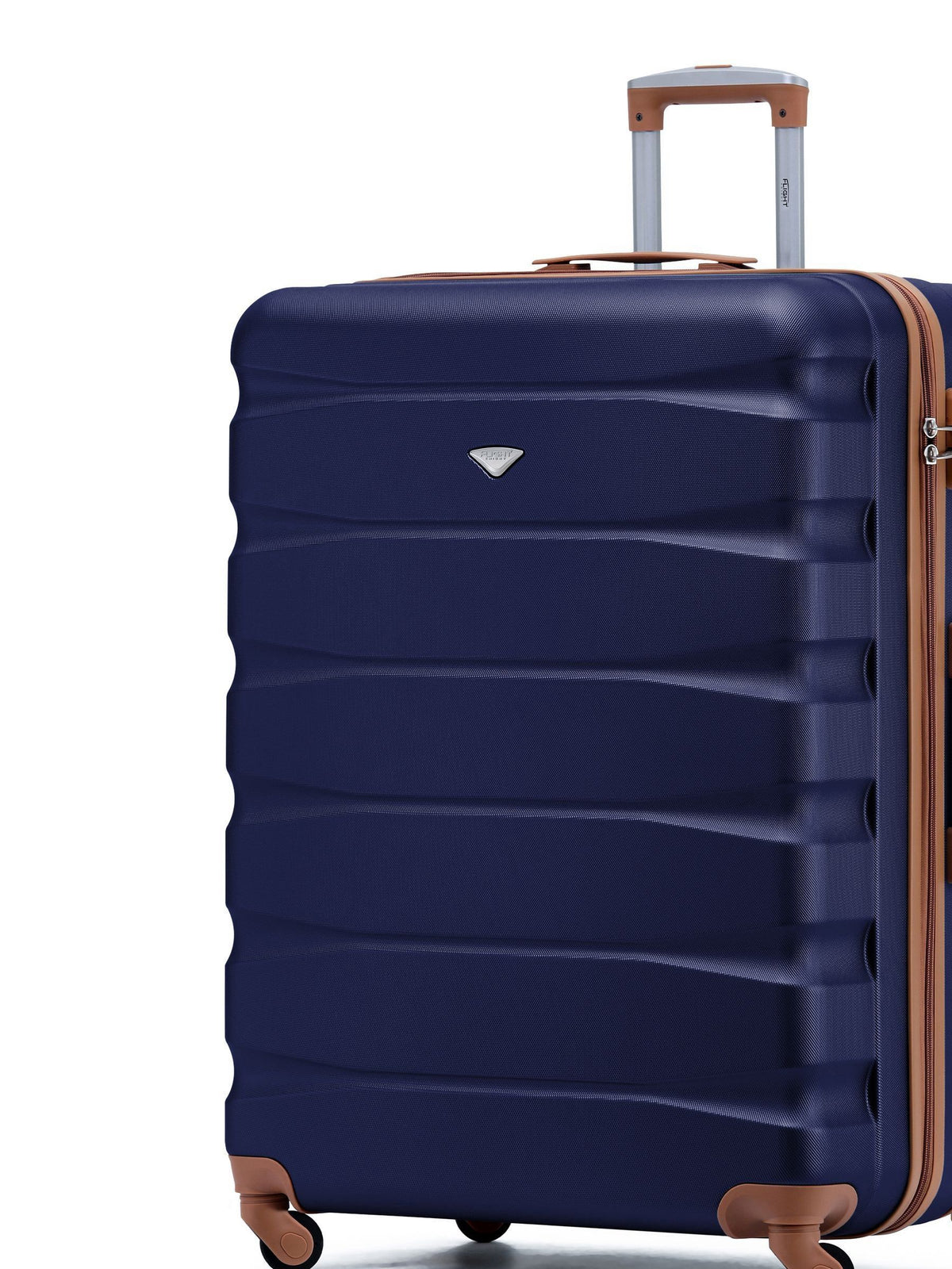 Flight Knight cream large hardcase suitcase 29 inch, imported from the UK