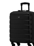 Flight Knight Blackout 55x40x20cm Ryanair Priority 4 Wheel ABS Hard Case Cabin Carry On Hand Luggage