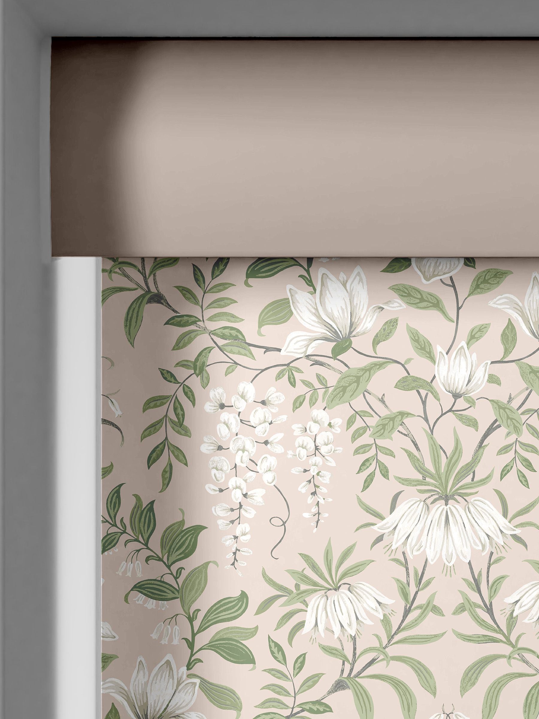 Laura Ashley Pink Parterre roller blind, UK version