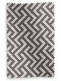 Grey Amble geometric made-to-measure Roman blind, UK version