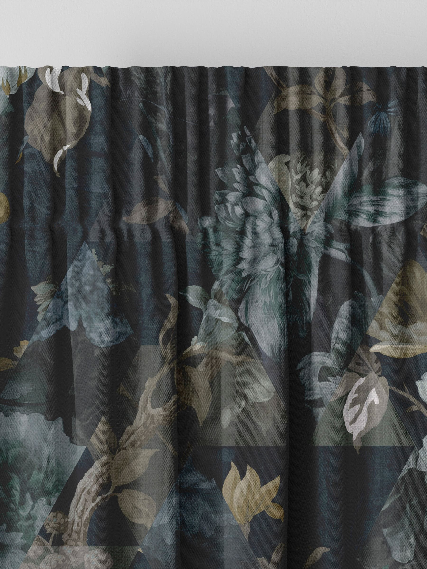Graham & Brown Timepiece curtains Midnight Purple made to measure, UK version