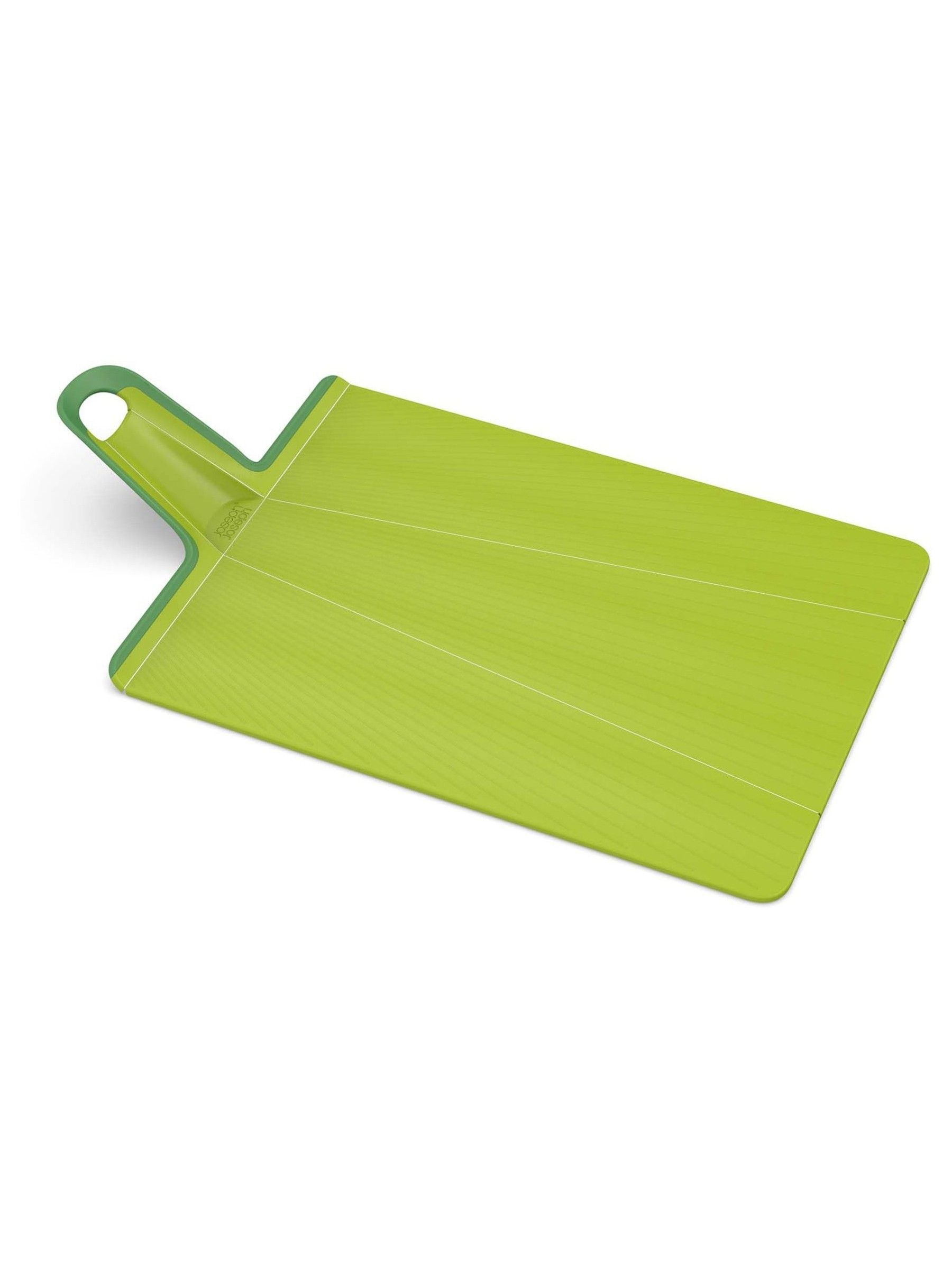 Tabla de cortar plegable Joseph Joseph Green Chop2Pot Plus, versión para Reino Unido
