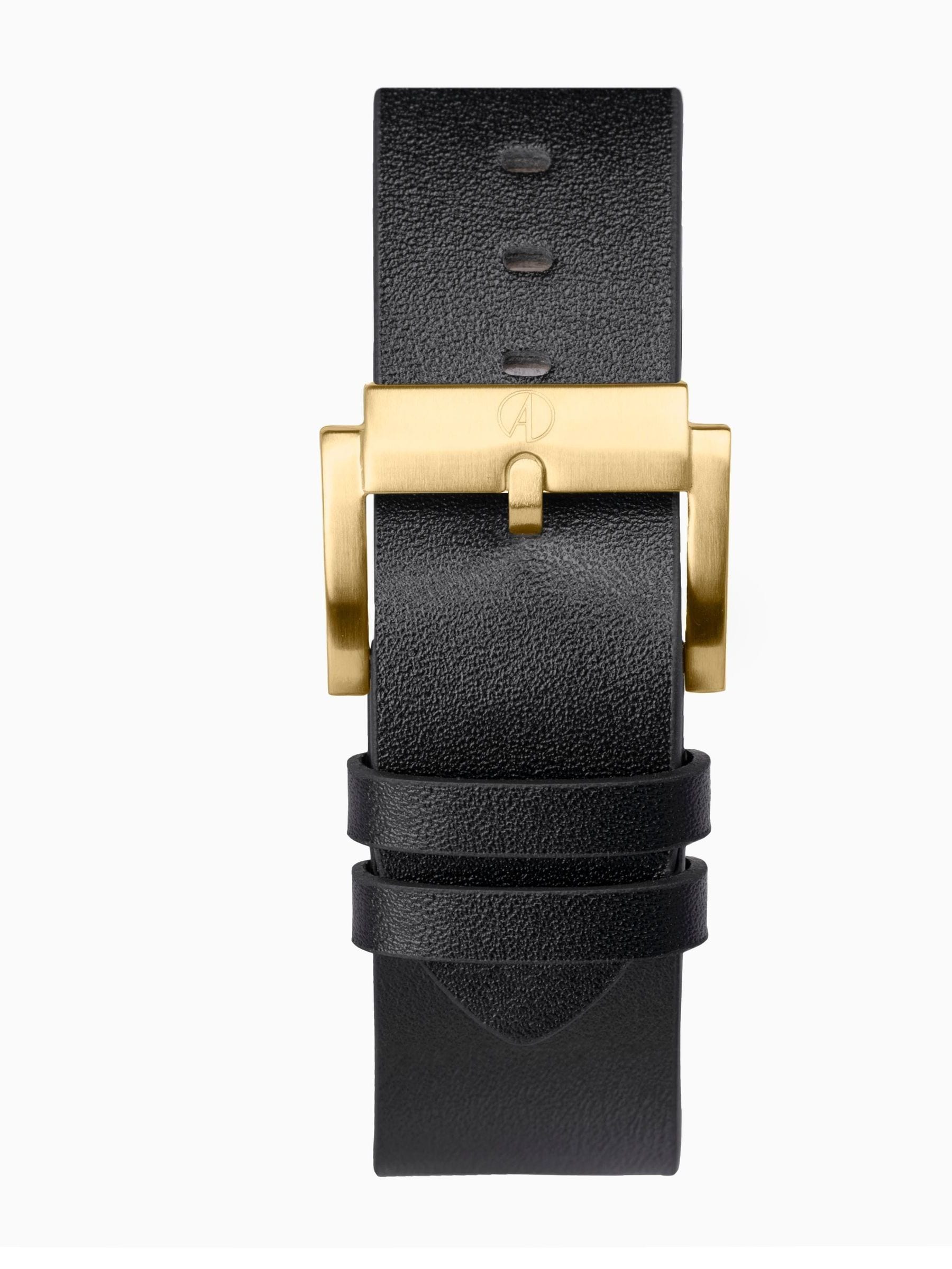 Accurist Black Origin Leather Strap Chronograph Watch - British product
