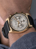 Accurist Black Origin Leather Strap Chronograph Watch - British product