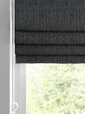Black glittery roman blind made to measure - British product