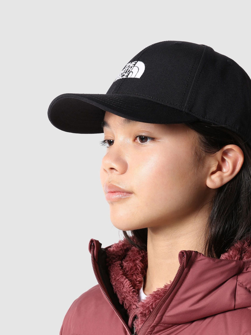 The North Face black kids Classic 66 cap imported from the UK