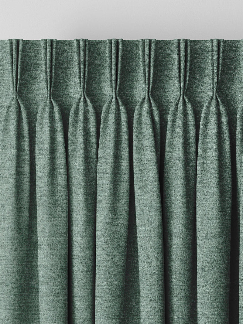 Abbott Ocean Green made to measure curtains - British product