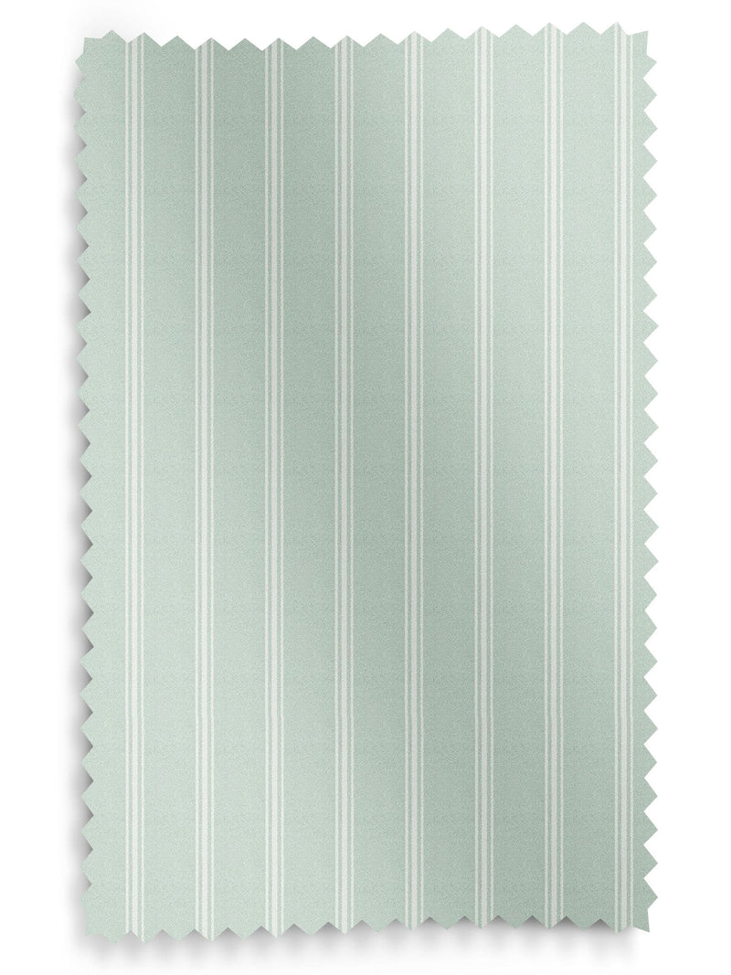 Laura Ashley green stripe roman blinds made to measure, UK version