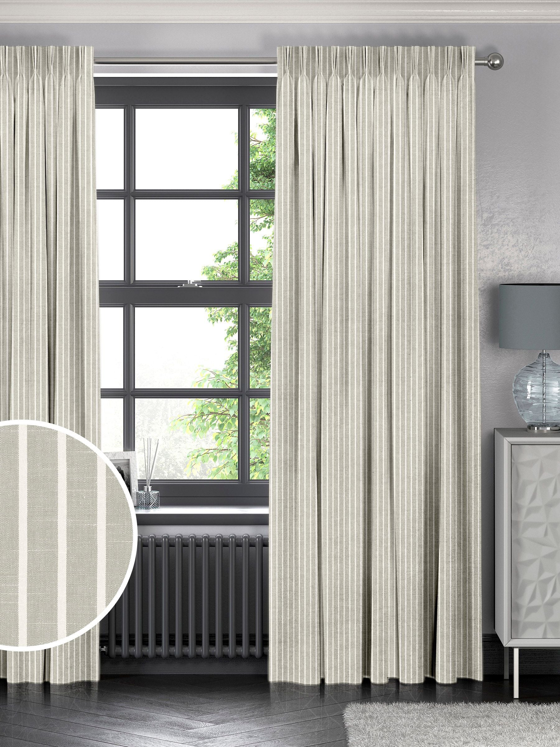 Franklin dove grey made to measure curtains, UK version