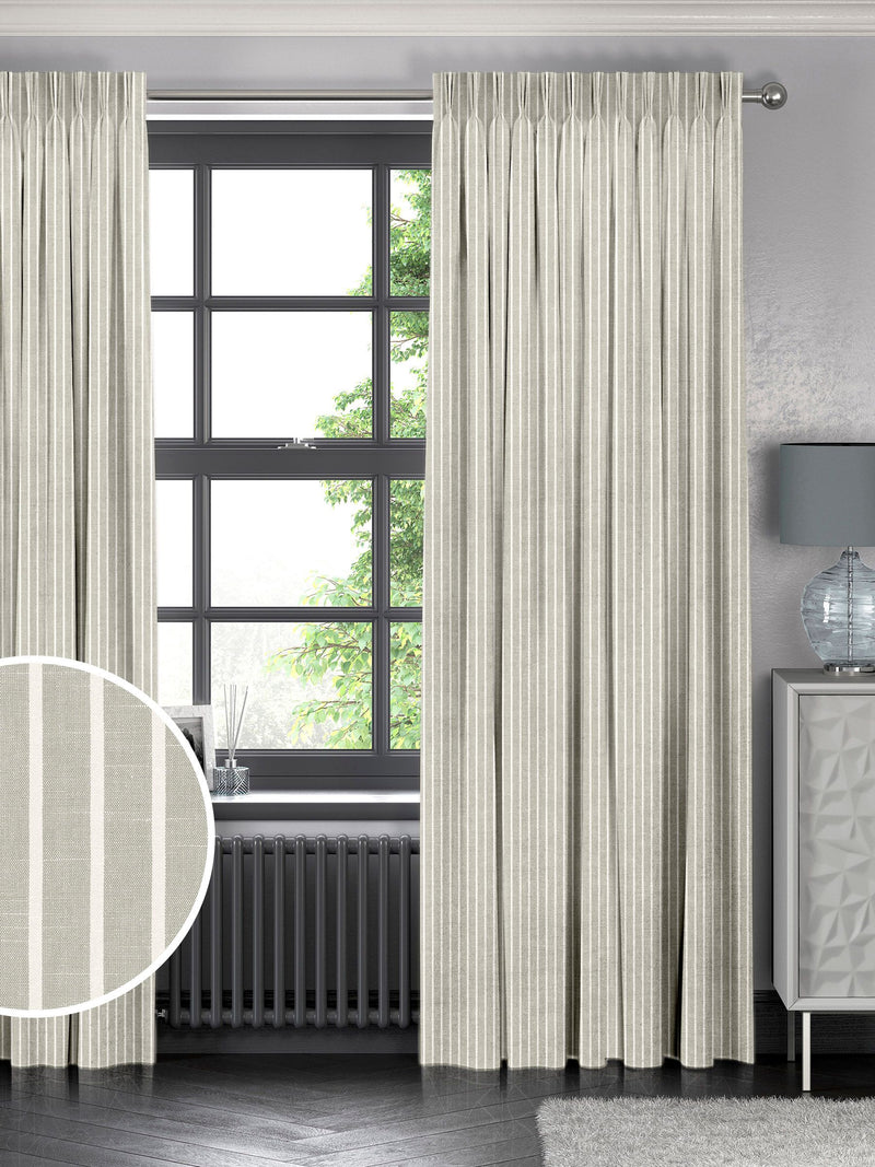 Franklin dove grey made to measure curtains, UK version