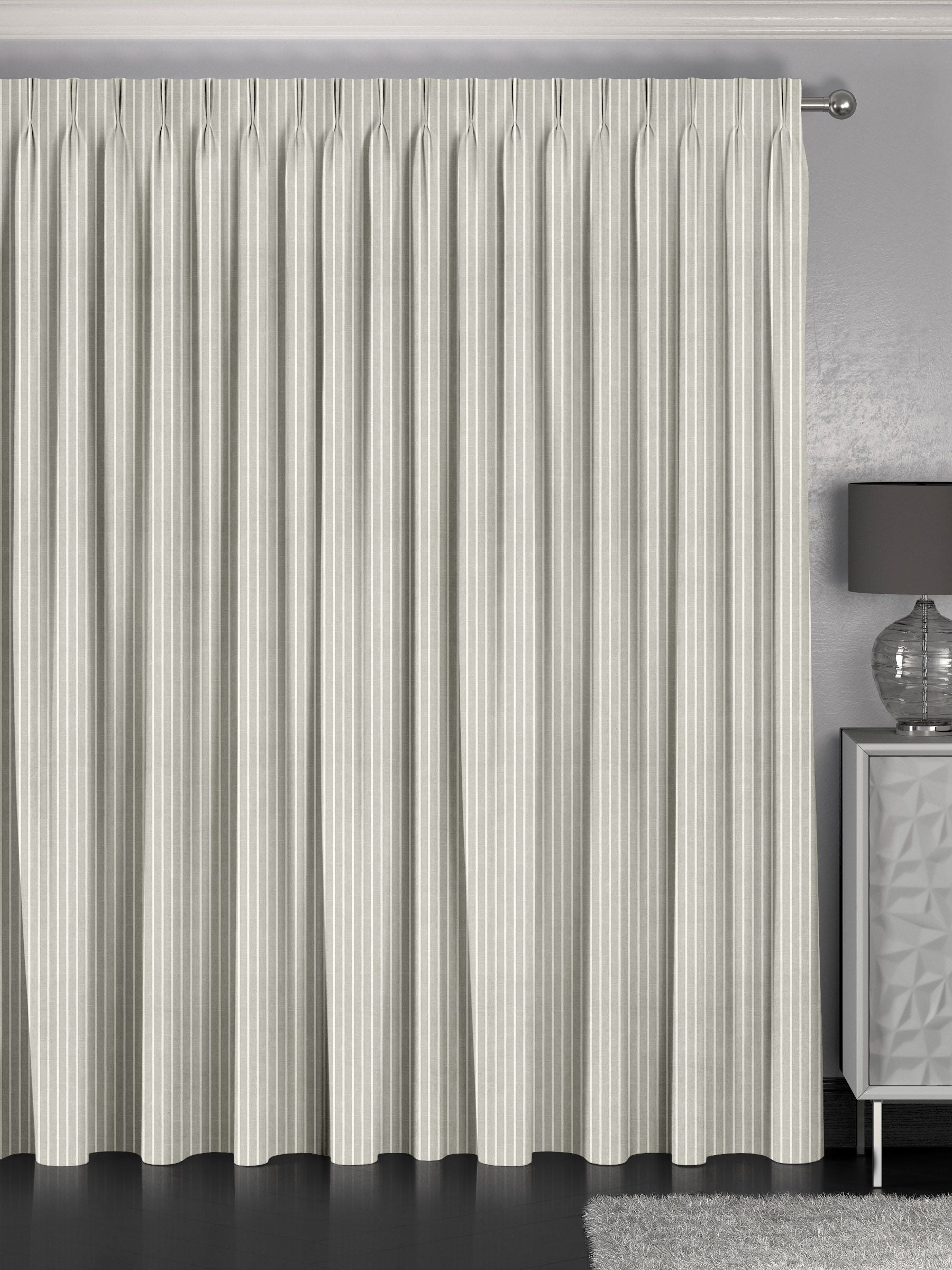 Franklin dove grey made to measure curtains, UK version