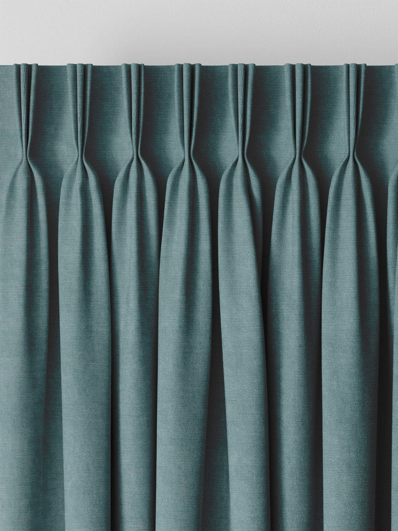 Riviera Blue Abbott made to measure curtains (British brand)