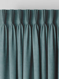 Riviera Blue Abbott made to measure curtains (British brand)