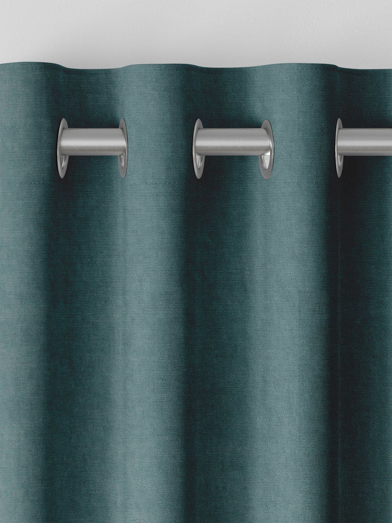 Riviera Blue Abbott made to measure curtains (British brand)