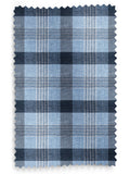 Cleveland blue checked roman blinds (British brand)