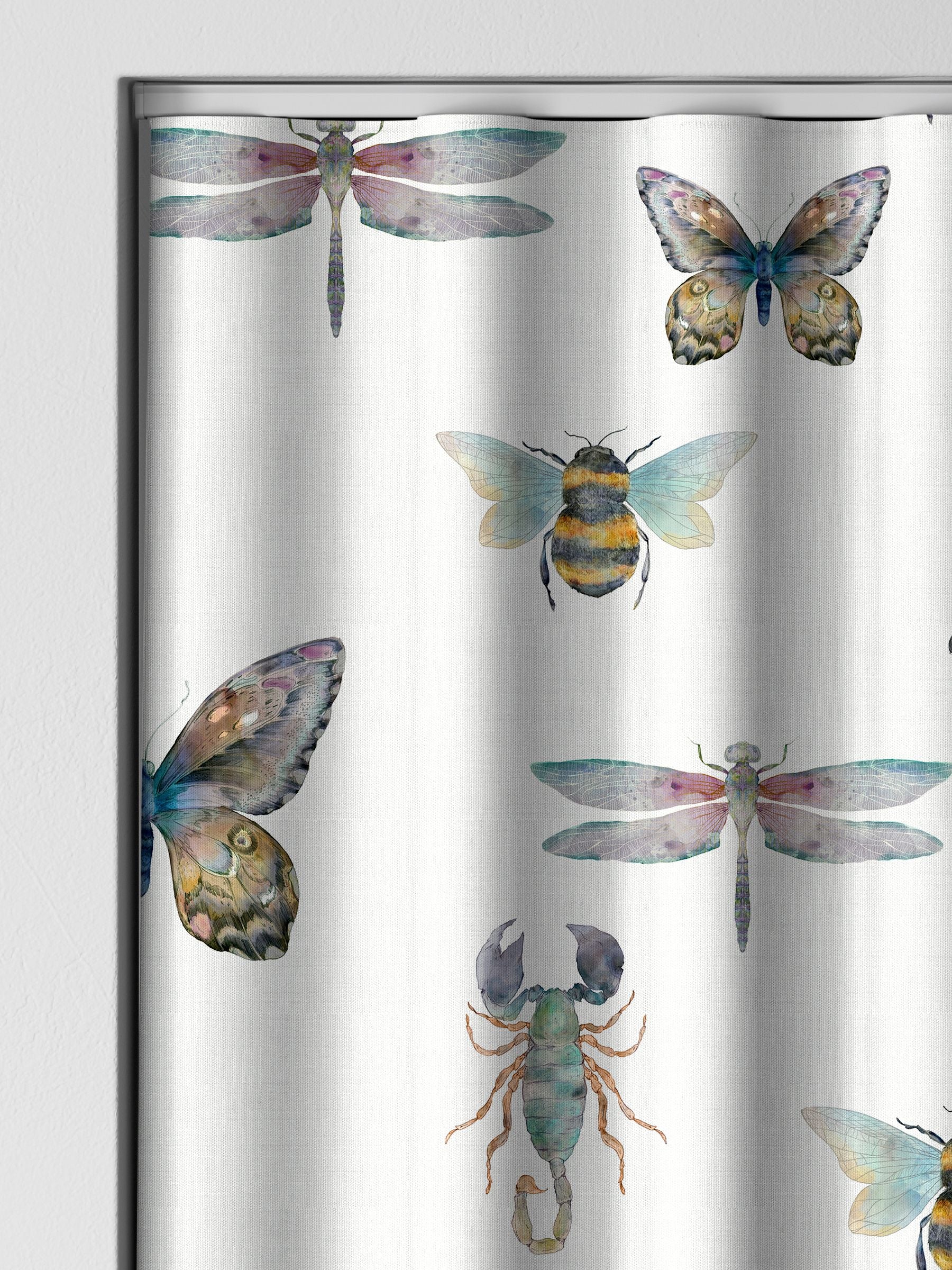 Voyage Maison natural linen Fray curtains, UK version