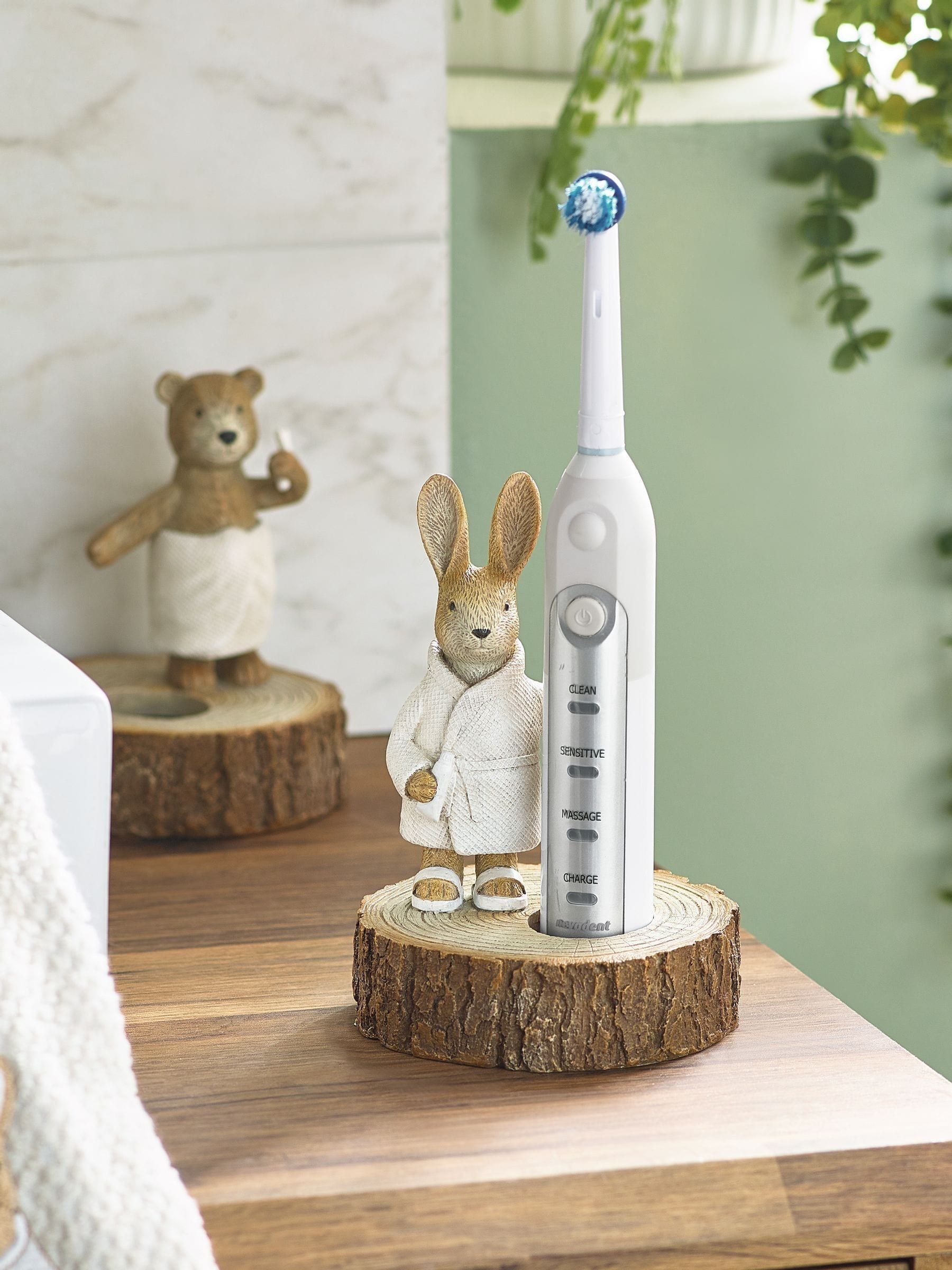 Rosie Bunny electric toothbrush holder, imported from the UK